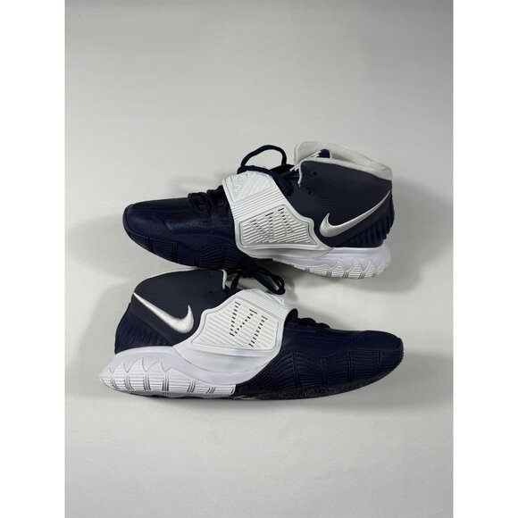 Nike Kyrie 6 Shoes Mens Size 12 Navy White Basketball Sneakers CW4142-402 - Picture 2 of 10